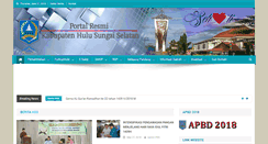 Desktop Screenshot of hulusungaiselatankab.go.id